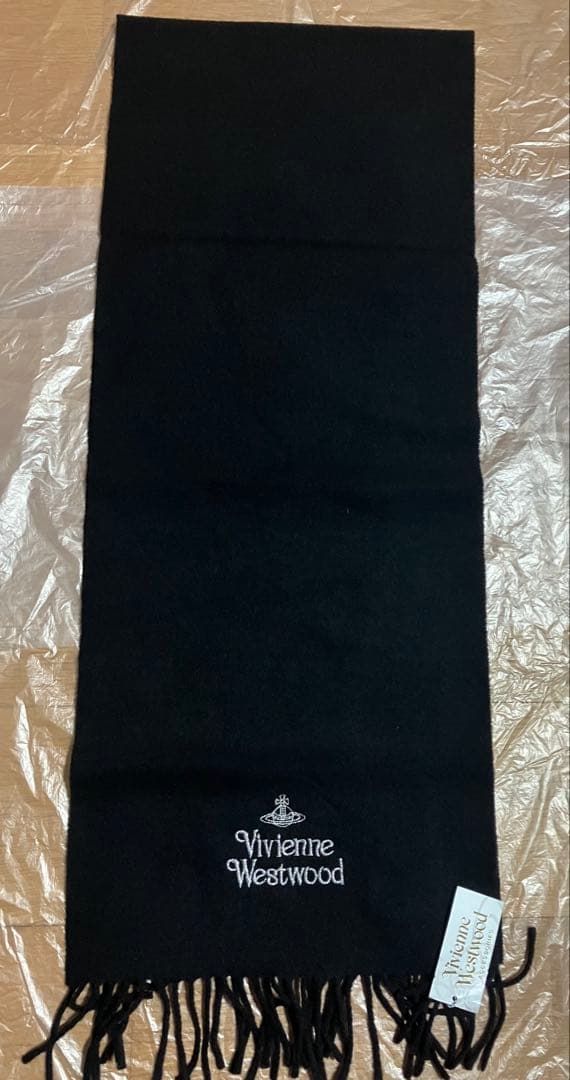 ヴィヴィアンウェストウッド　マフラー　イタリア製　下げ札付き