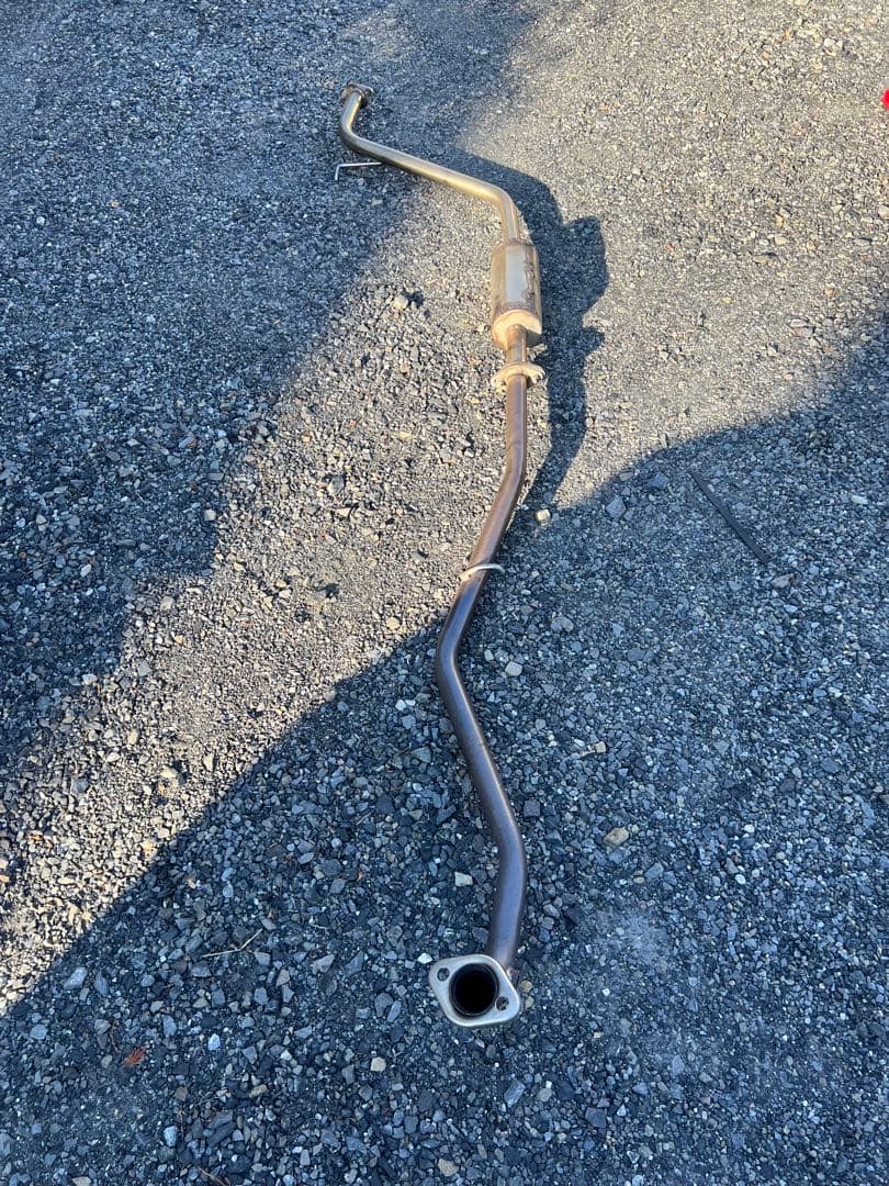 エッセ フロントパイプ ストレート(空タイコ)