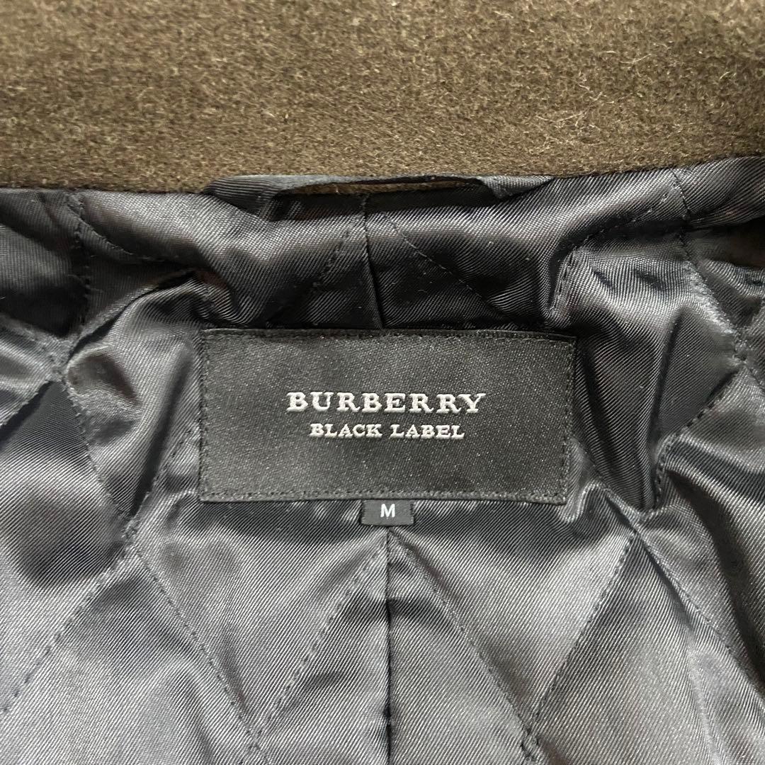 美品⭐️Burberry バーバリー　ブラックレーベル　ナポレオンコート　メンズ