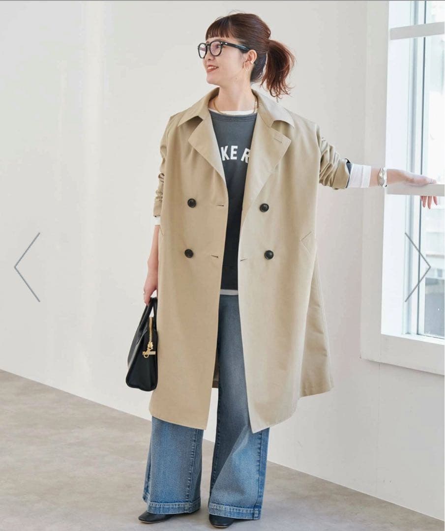 【超美品】TICCA ティッカ テントトレンチコート