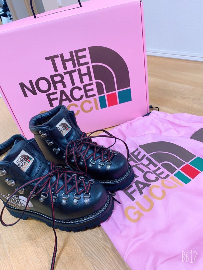 GUCCI×THE NORTH FACE レザー マウンテンブーツ箱付き