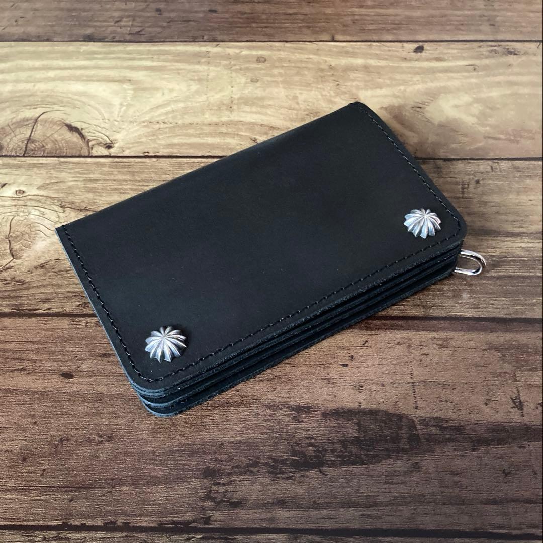 【お札を折らずに収納】COW CRUSTトラッカーウォレット150（ミドル）3層