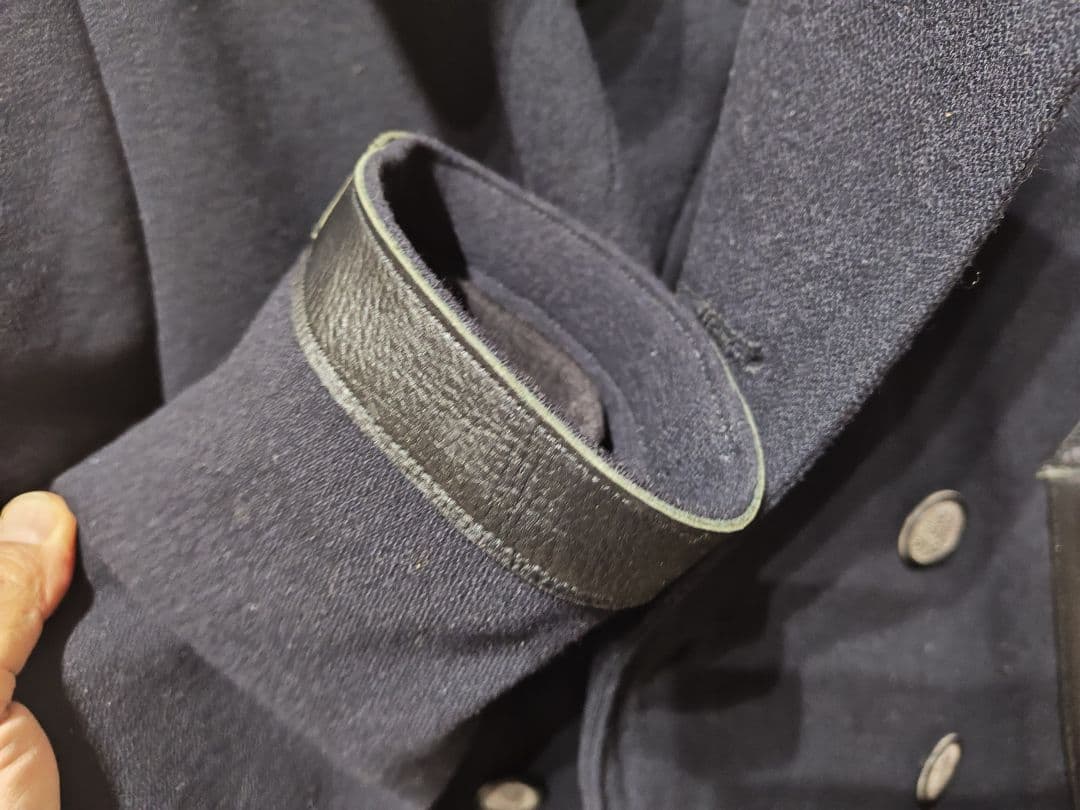 ナイジェルケーボン 40s NAVY Pコート ピーコート 状態良好 48