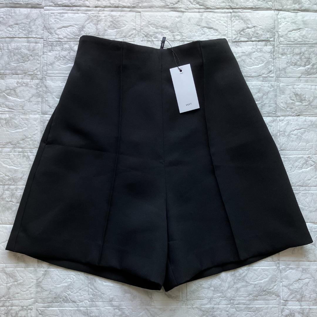 未使用タグ付き◎2024 yori トリプルクロスショートパンツ 38