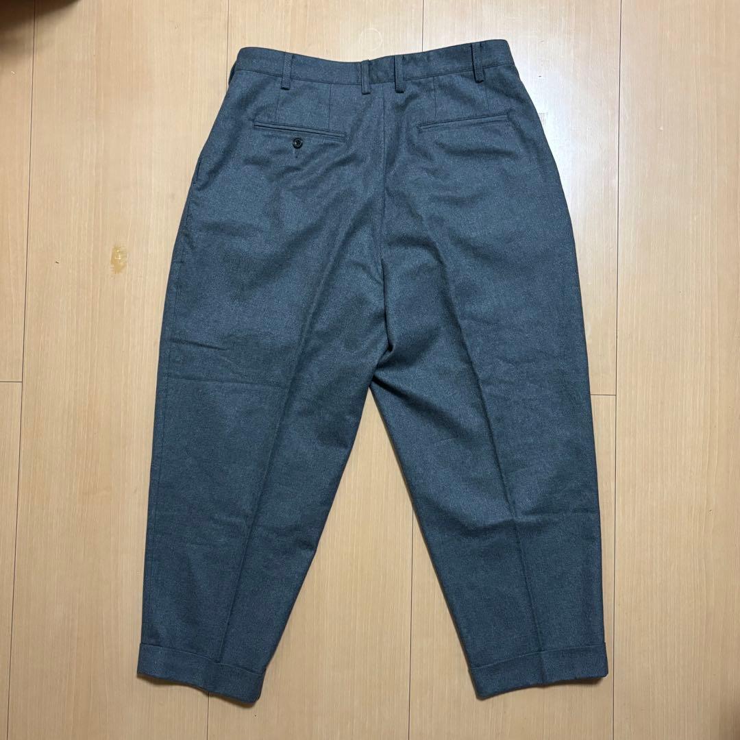 BEAMS+ ビームスプラス 2プリーツ フランネル スラックス L