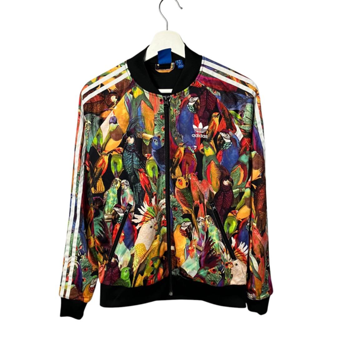 adidas ファームカンパニーコラボ アディダス トラックジャケット 九官鳥柄