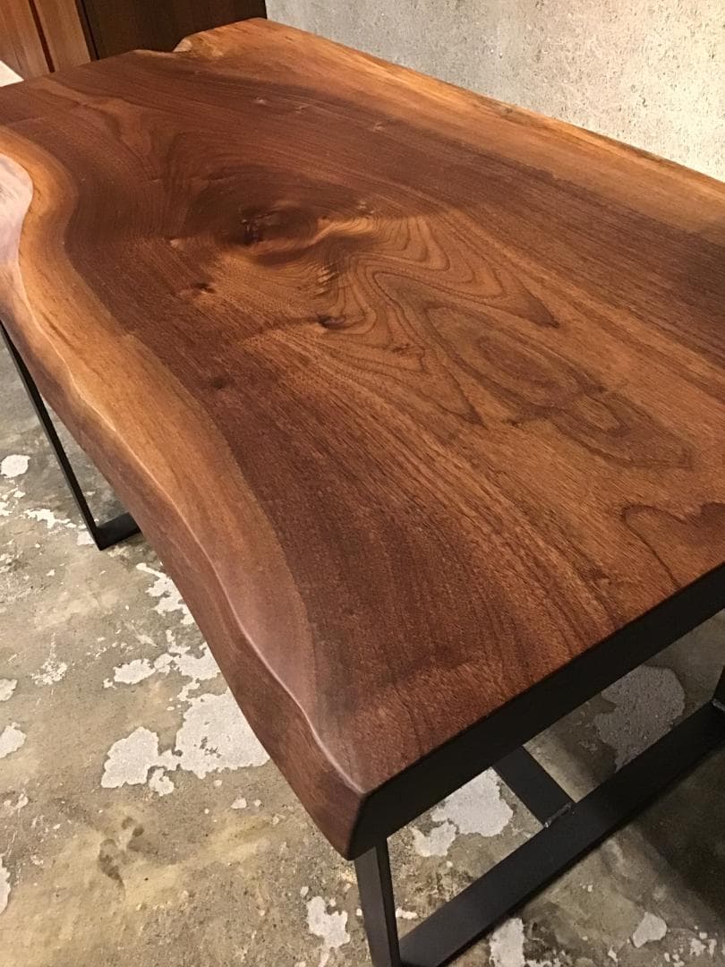 一枚板天板 W＝1215mm【テーブルトップ】ウォールナット材