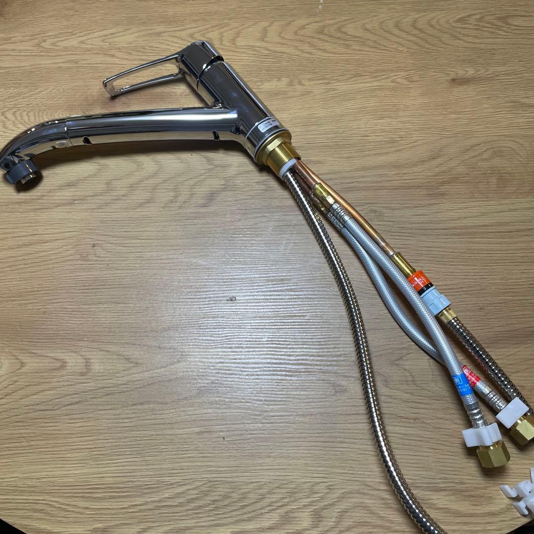 キッチン水栓 クロムメッキ シルバー