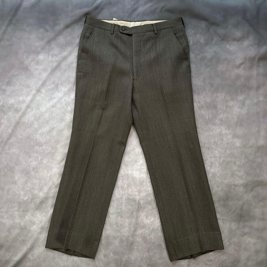 オールド　ディオール セットアップ　シングル　スーツ　チャコールグレー　y2k