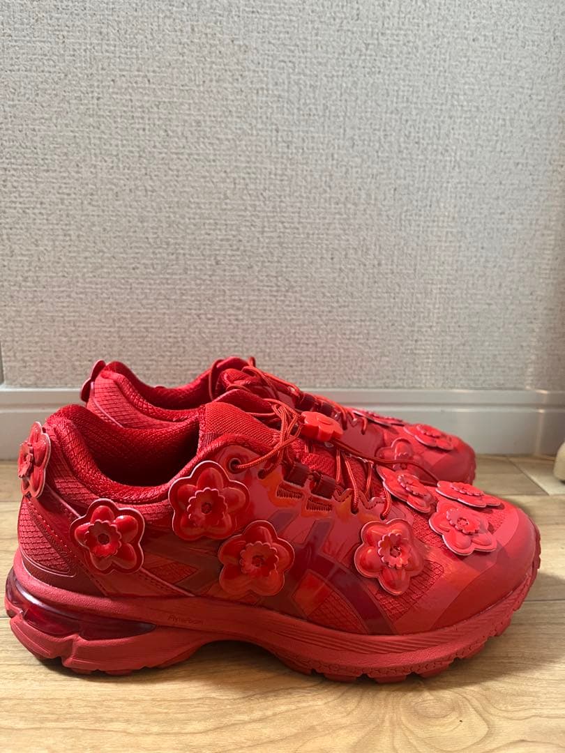 asics ceciliebahnsen 花飾り付き スニーカー 22.5cm