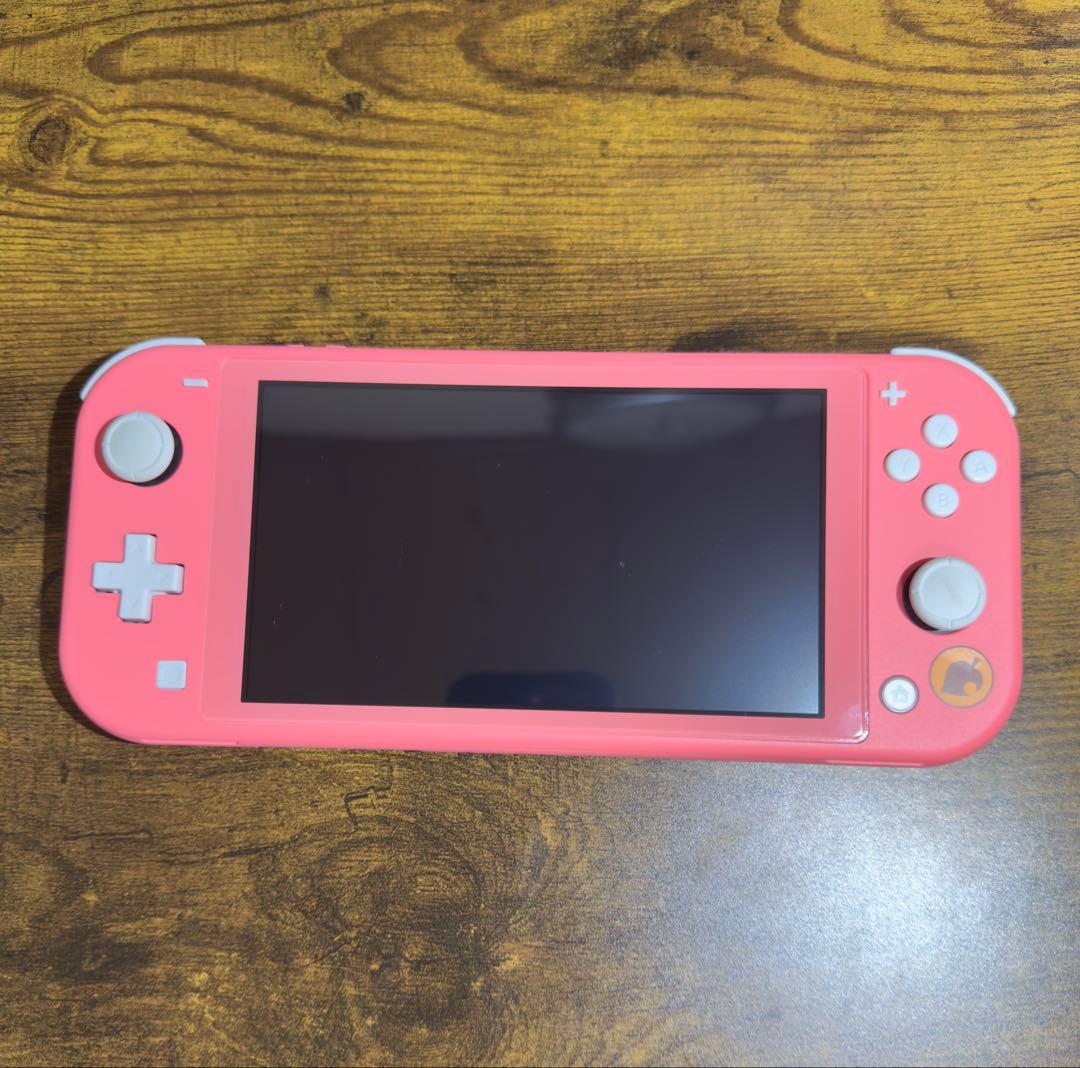 Nintendo switch lite あつまれ動物の森しずえアロハ柄