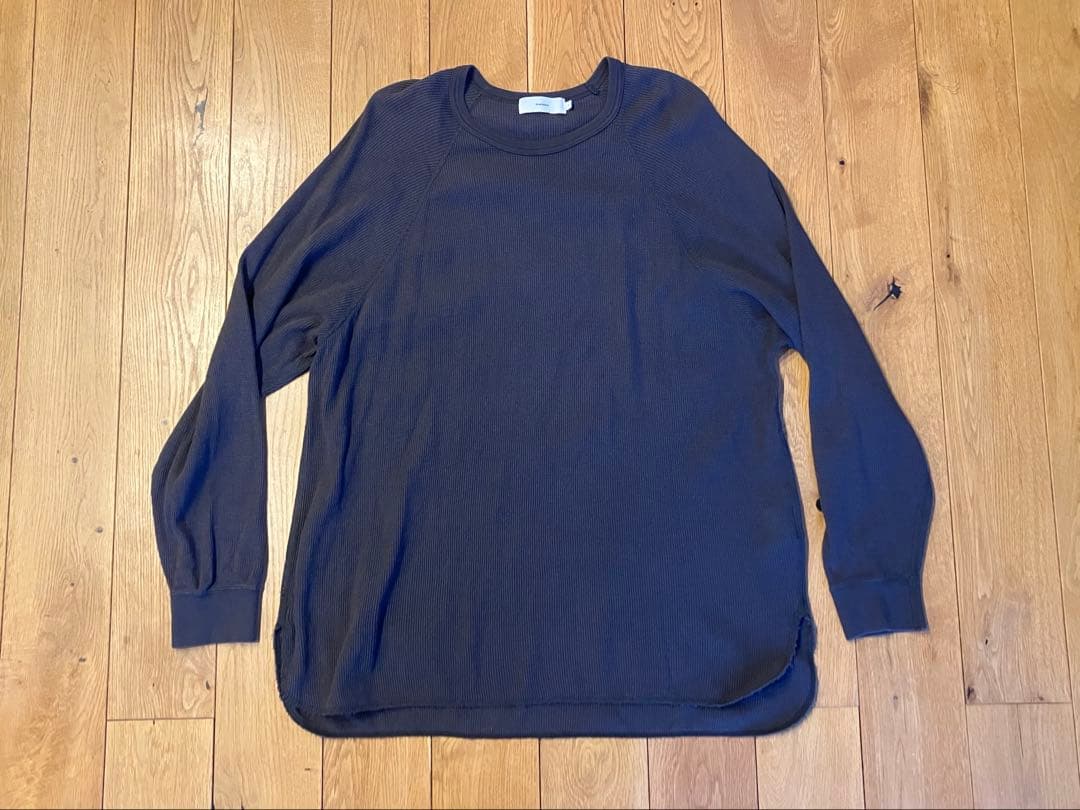 美品！Graphpaper グラフペーパー ワッフル長袖Tシャツ 2サイズ