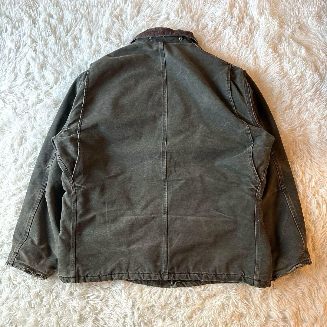 Carhartt トラディショナルコート ダック地 L相当 カーキ オリーブ
