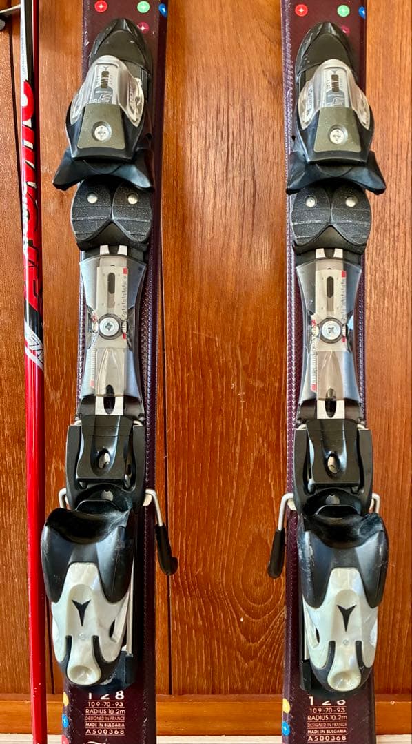 DYNAMIC ミッドスキー 128cm&収納ケース付き&ストックセット