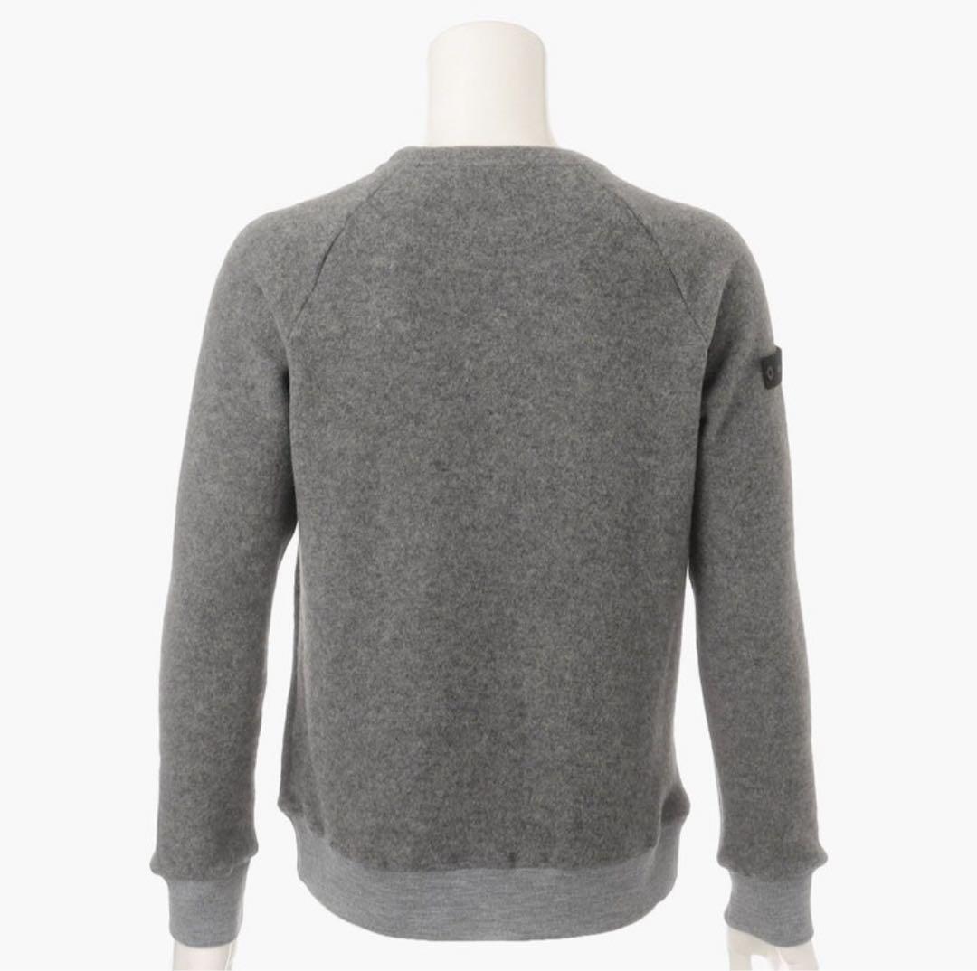 メンズウェア BRIEFING HOL MENS WOOL GAUZE CREW NECK