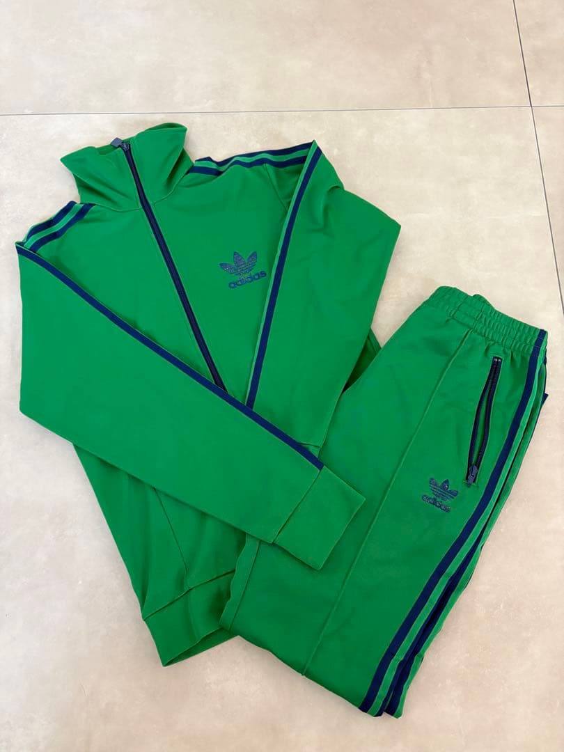 【限定値下】adidas originals ジャージ/グリーン/上M 下O