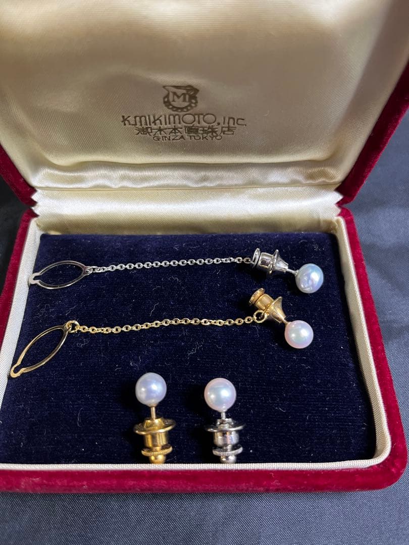 ミキモト タイタック ラペルピン 4個セット