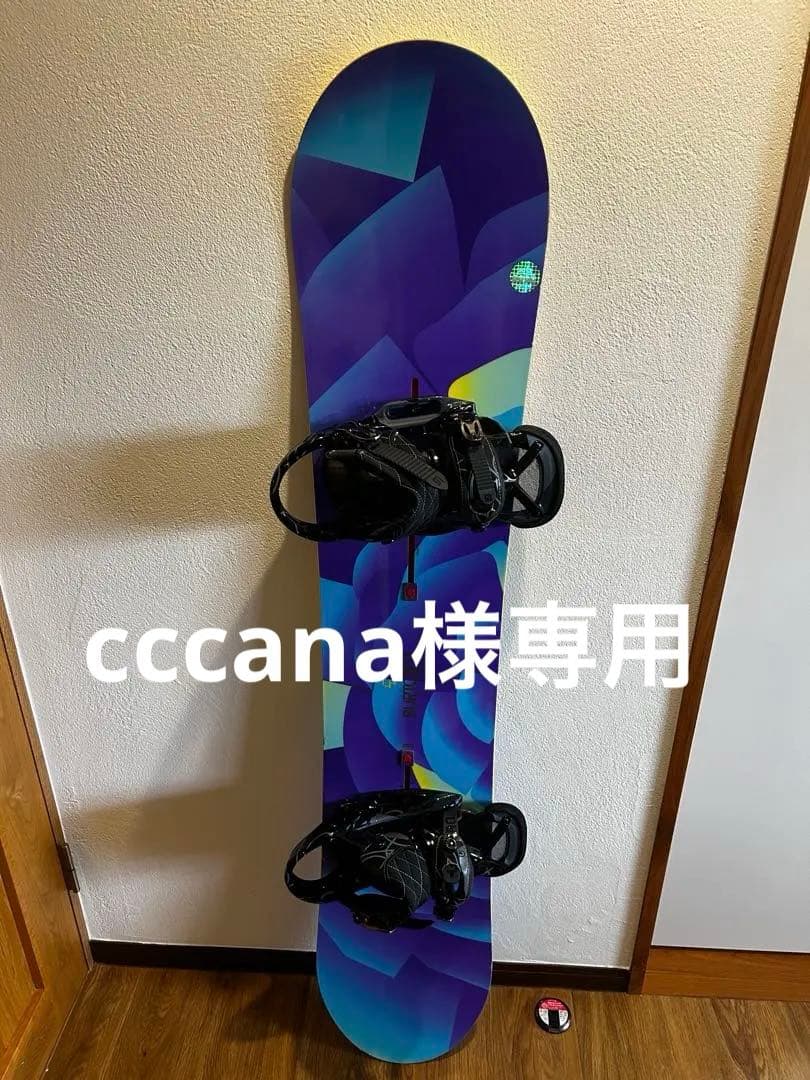 BURTON スノーボードセット145cm ビンディング付き レディース