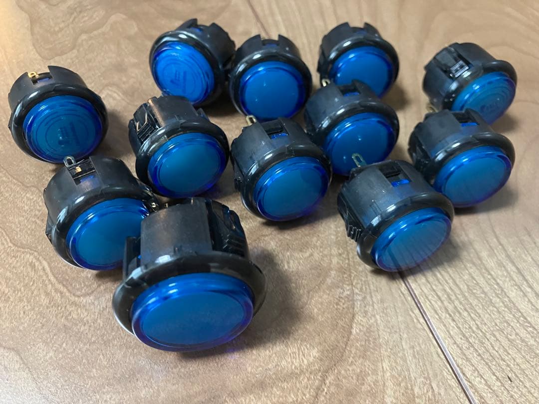 Qanba Gravity KS ボタン 24mm×11個 + 30mm ×1個