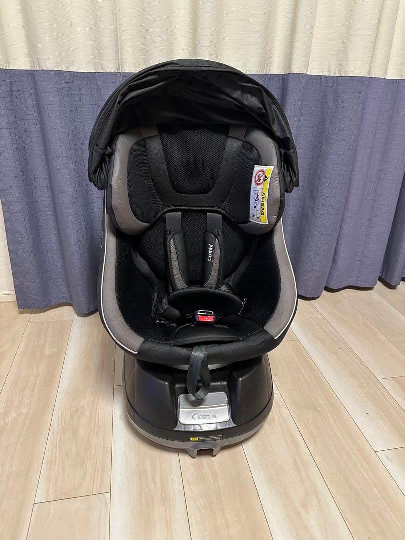 【美品】Combi クルムーヴ cg-utg 回転式チャイルドシート ブラック