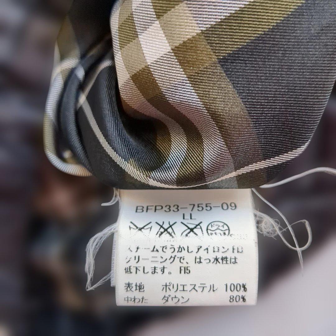 極美品★大きいサイズ LL★バーバリーズゴルフ ダウンベスト ノバチェック