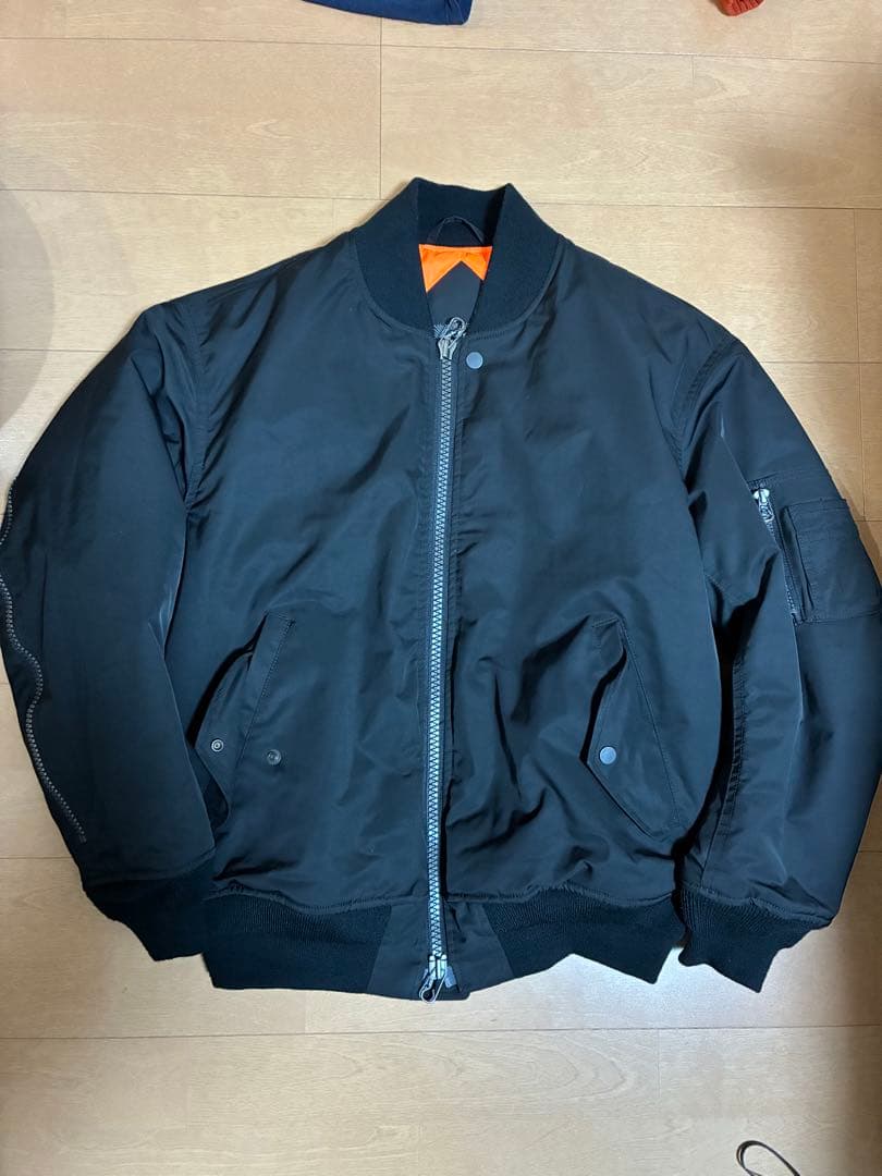 美品　BAL バル　MA-1 ブラックM バランス