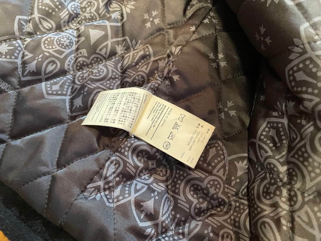 名作　neighborhood ウール×レザージャケット