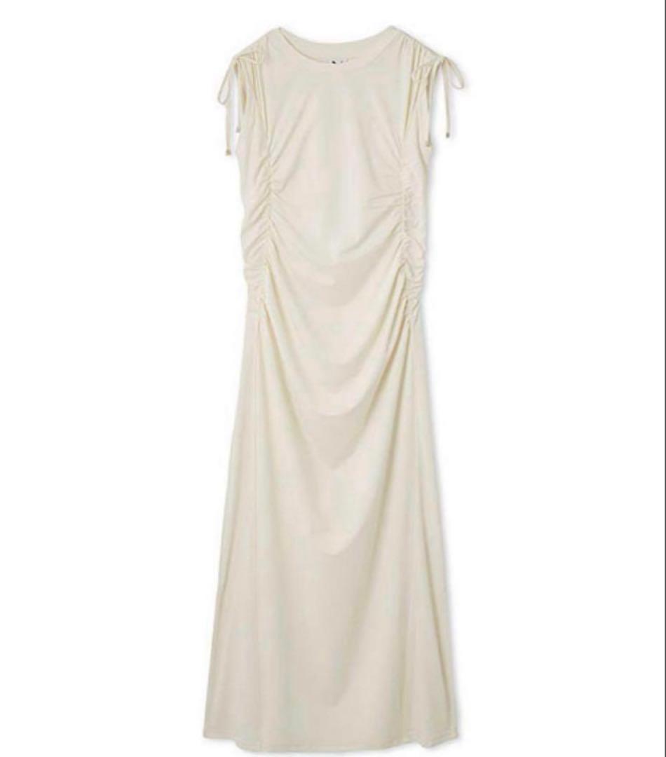 fray.id PUMA パイピングデザインギャザーカットドレス