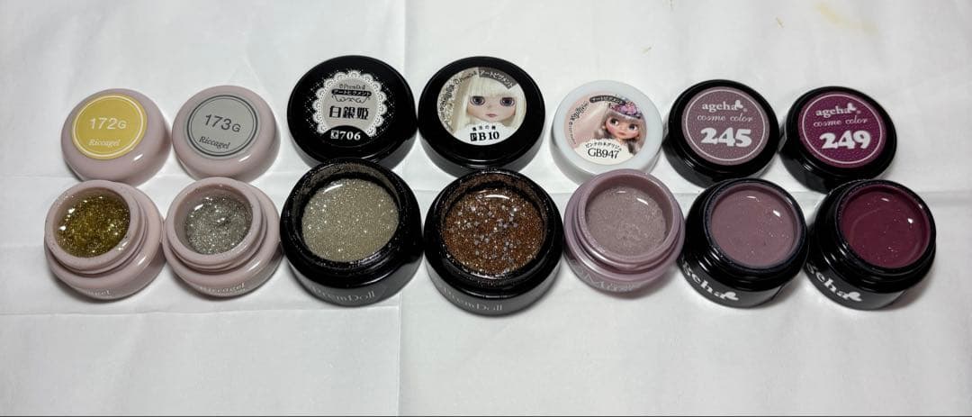 カラージェル クリアジェル 102個セット ジェル大量 まとめ売り バラ売り不可