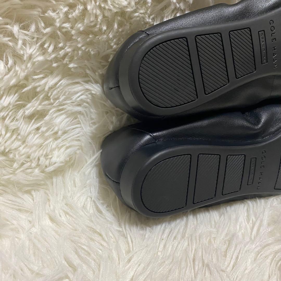 ✨定3.3万美品✨コールハーン フラットシューズ　トバ ボウ バレエ黒ブラック