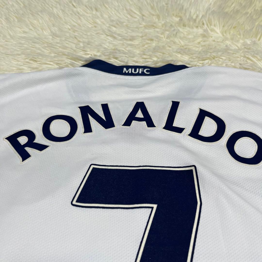 【美品】マンチェスターユナイテッド ユニフォーム 08/09 アウェイ クリロナ
