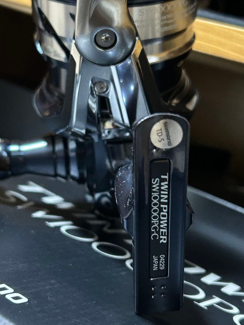 【実釣未使用】21ツインパワーsw 10000PG PEライン新品付き