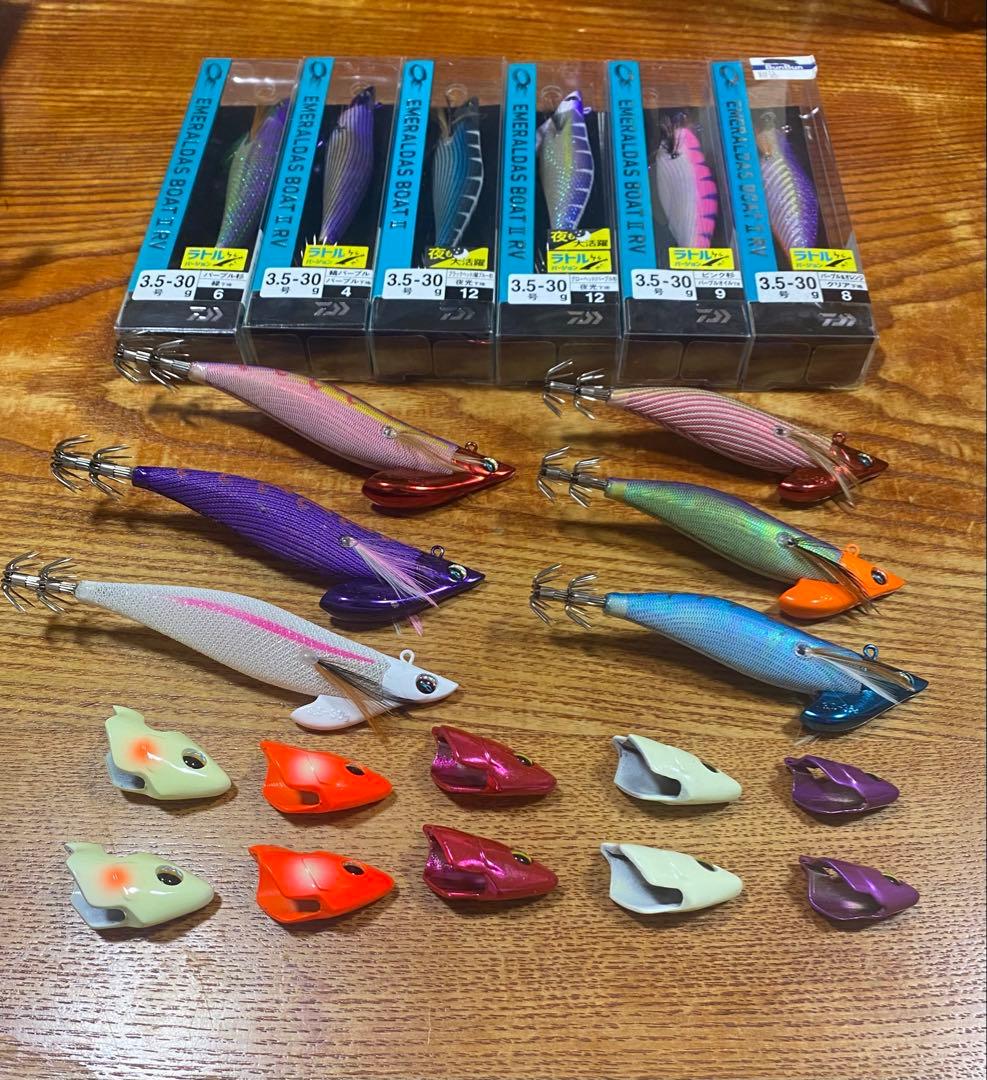 ティップラン EMERALDAS BOAT エギ12個 シンカー10個