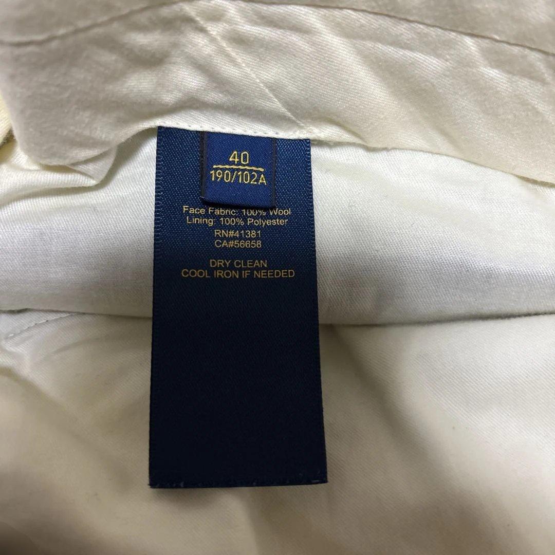 POLO RALPH LAUREN チェック柄 ダブルブレストスーツ