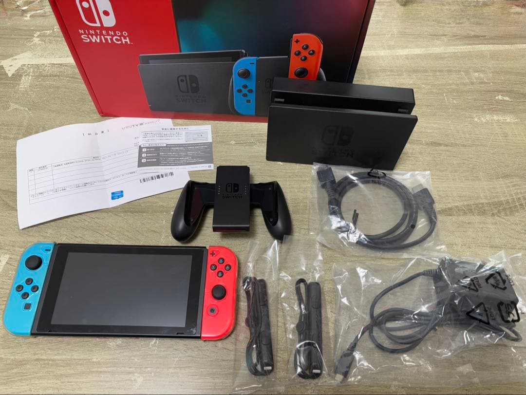 Nintendo Switch ネオンブルー/ネオンレッド 本体 HAC-001