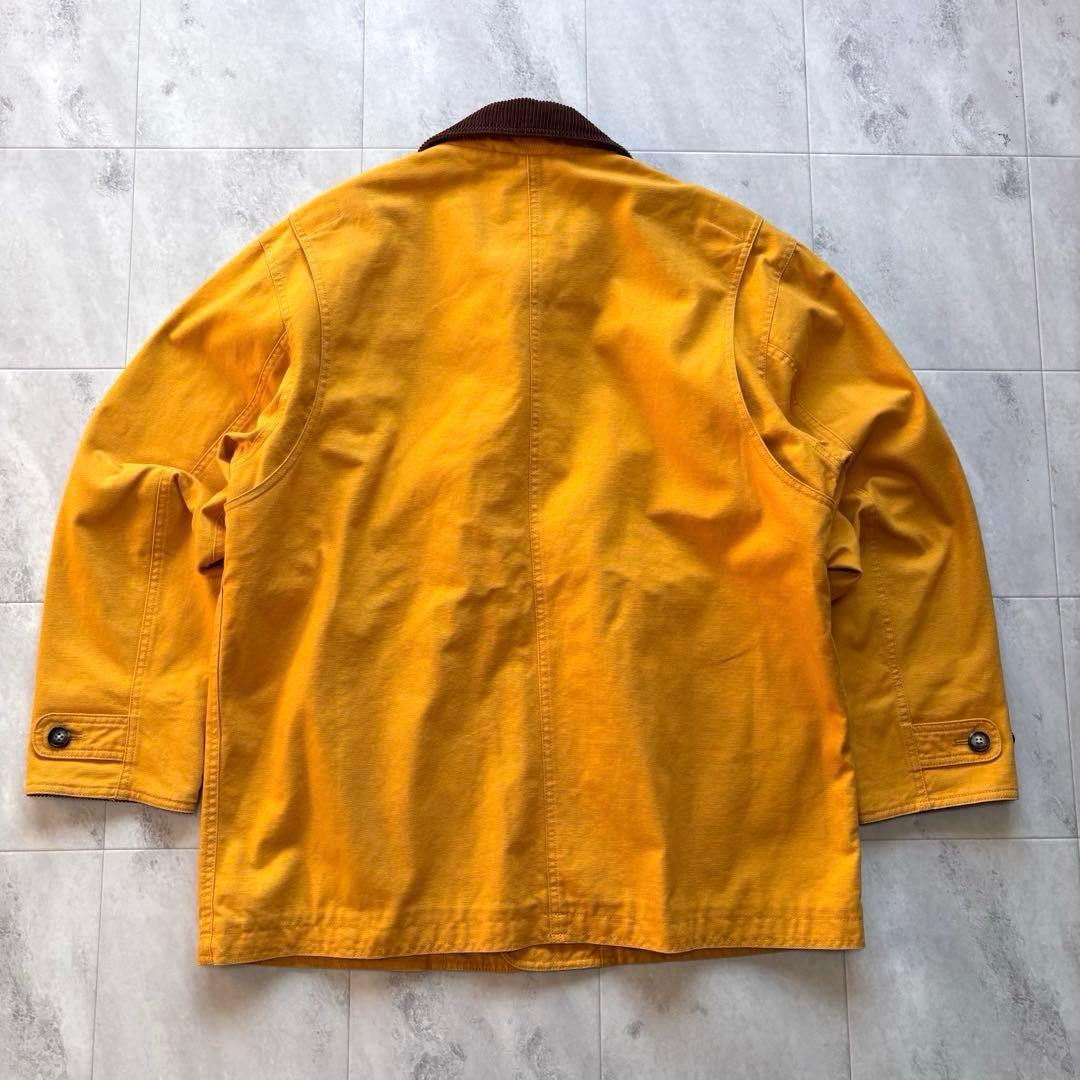 【レアカラー】ランズエンド ダックハンティングジャケット コーデュロイ イエロー