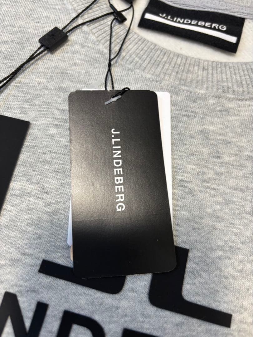 1028 　★新品★ リンドバーグ 裏起毛トレーナー ゴルフ ラバーロゴ
