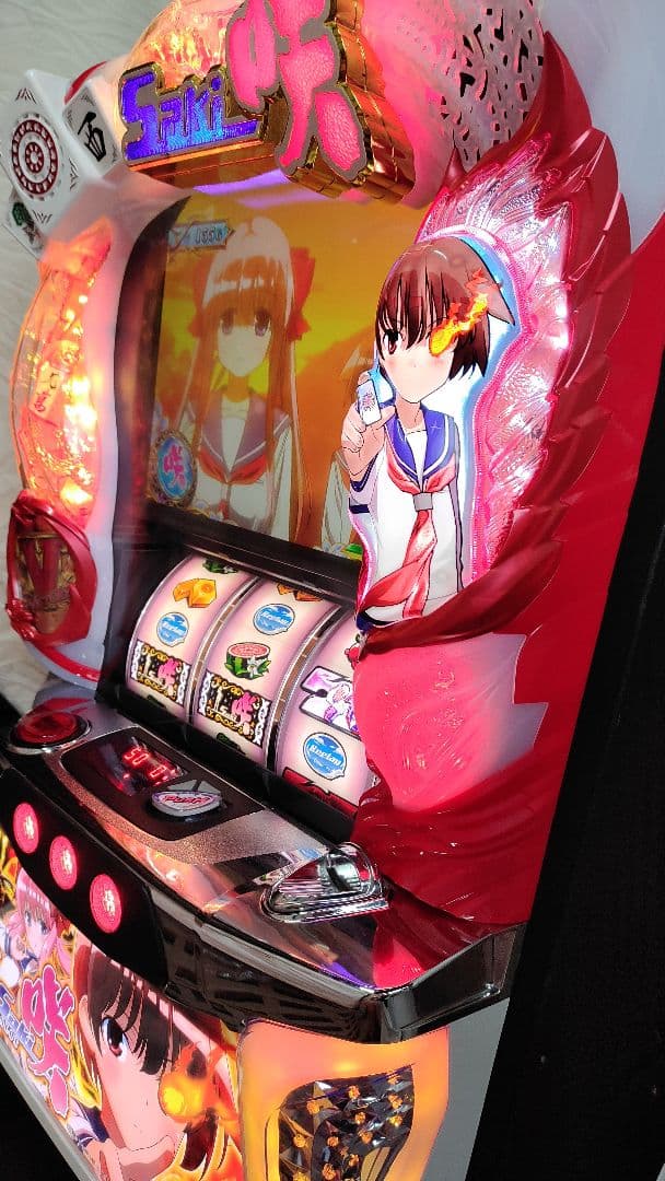 【送料無料】咲 saki♥パチスロ実機♥不要機♥宮永咲♥原村和♥麻雀