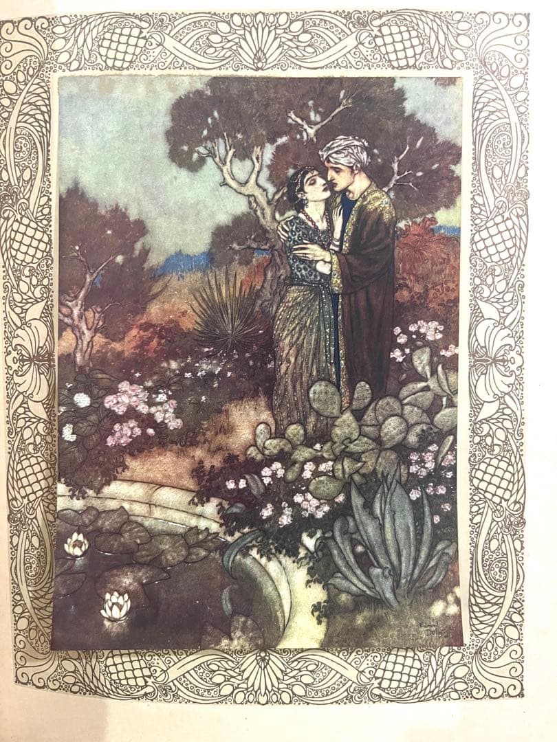 No281 古書 アンティーク 洋書 エドマンド ·デュラック ルバイヤート