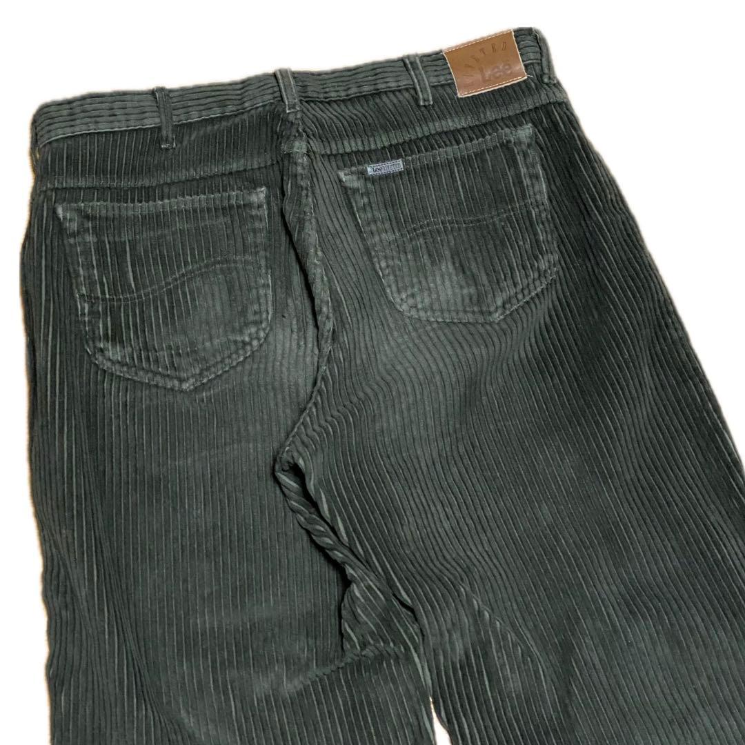 90s USA製 Lee RIVETED コーデュロイパンツ バギーパンツ リー