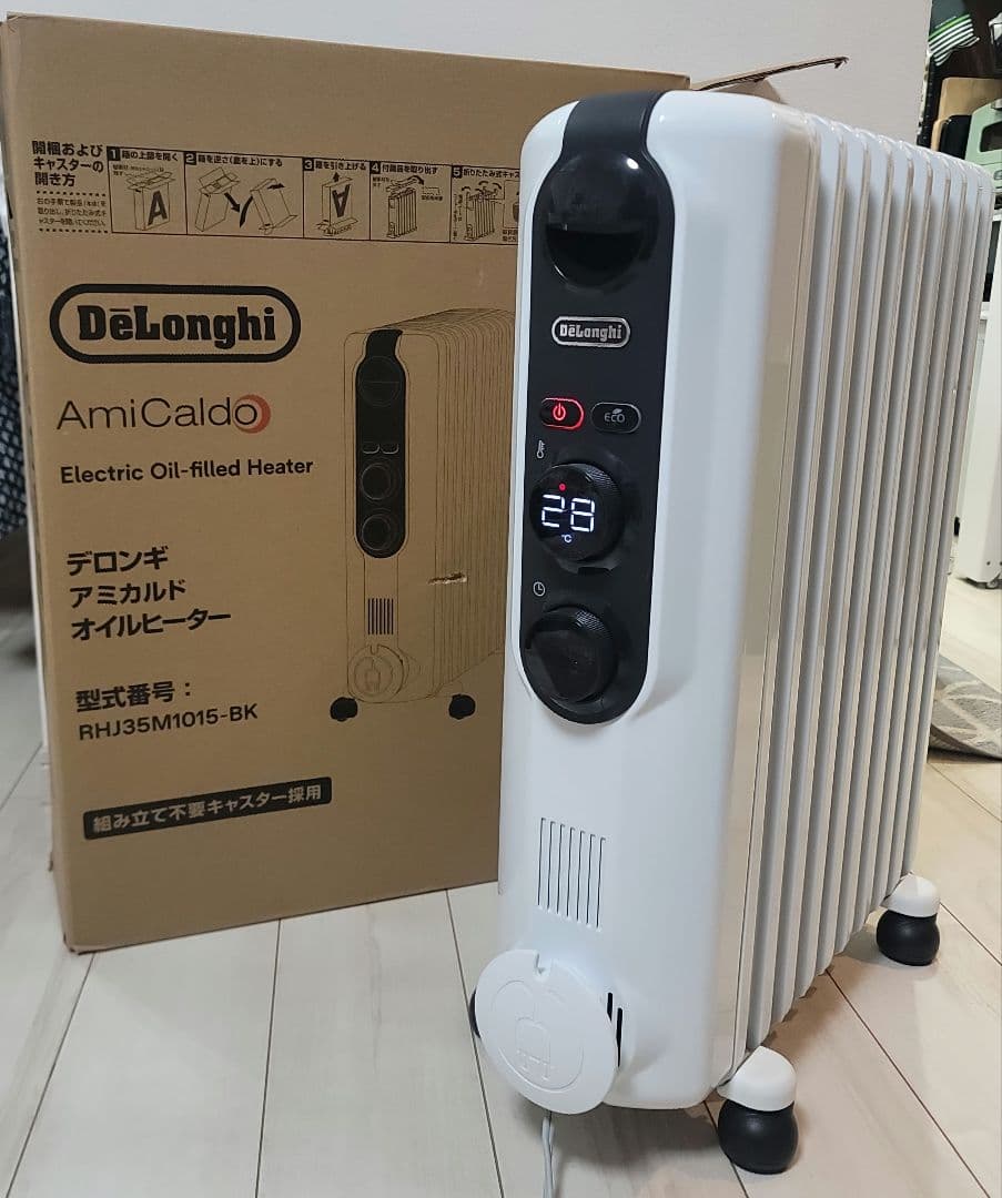 DeLonghi AmiCaldo オイルヒーター RHJ35M1015-BK