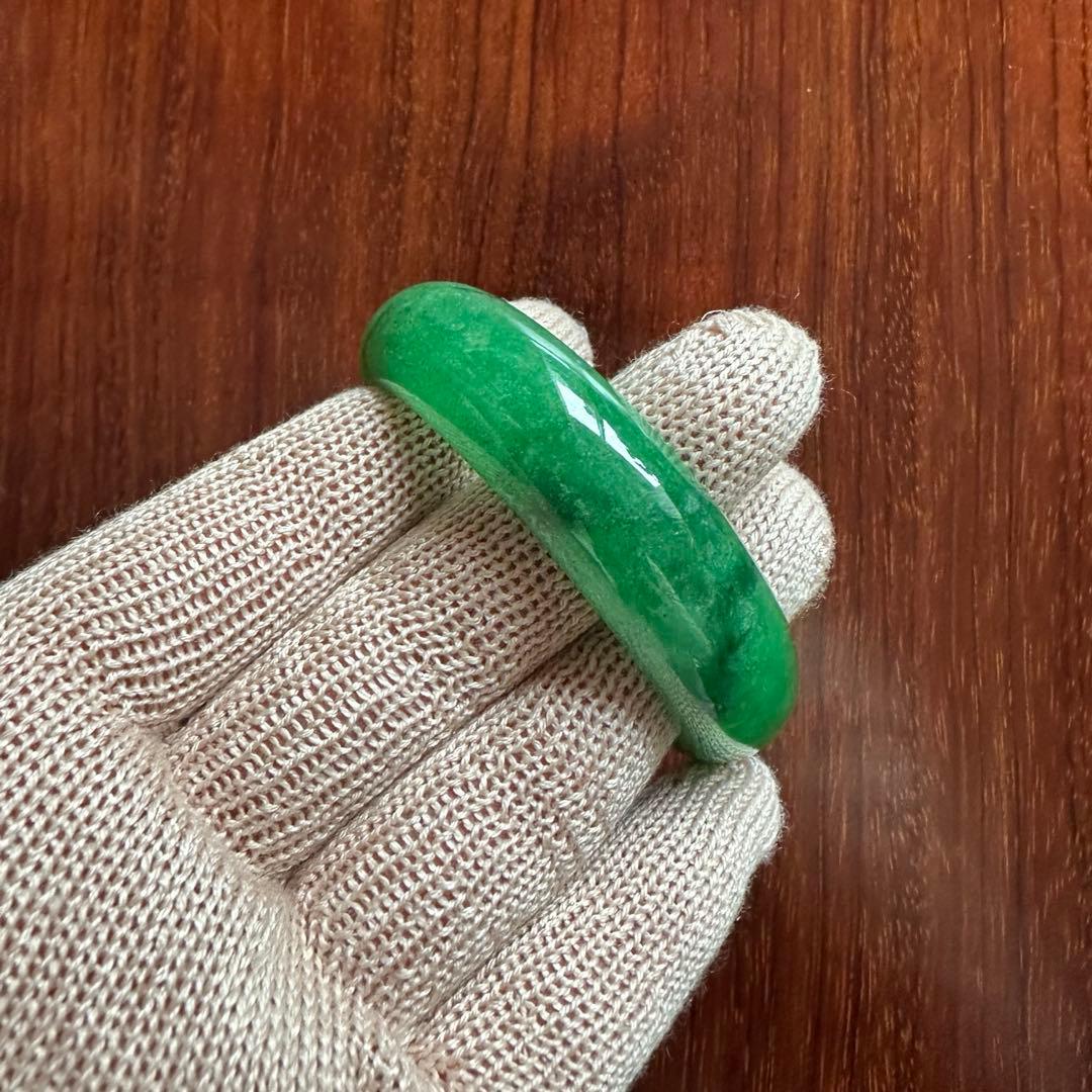 【MAYさま専用】翡翠 緑色 バングル