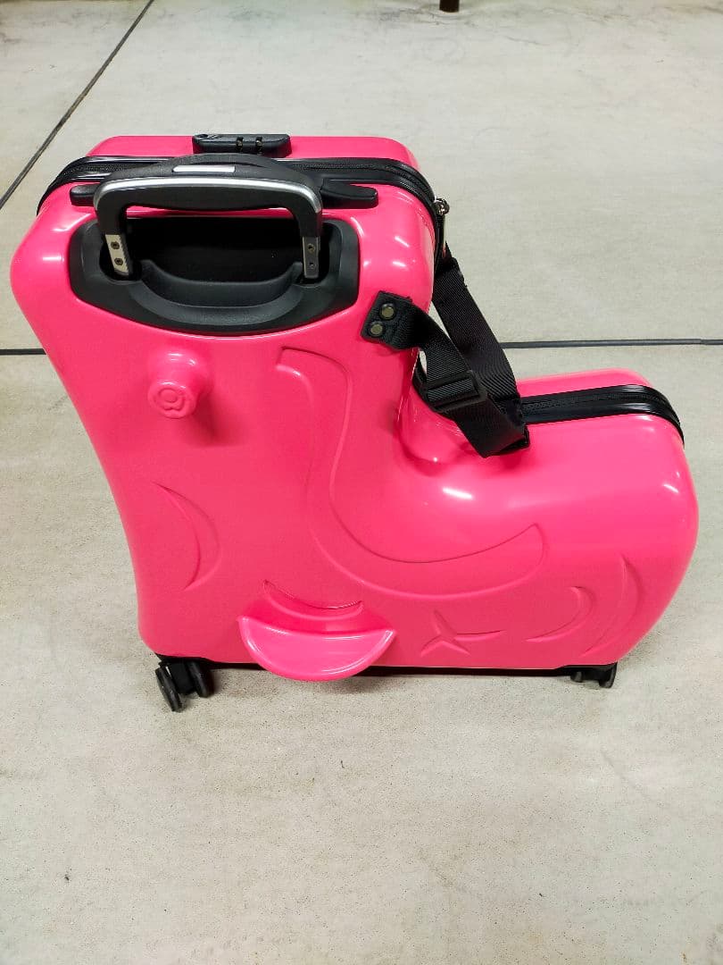 ✨NORICCO ノリッコ 子供が乗れるキャリーケース ピンク Mサイズ