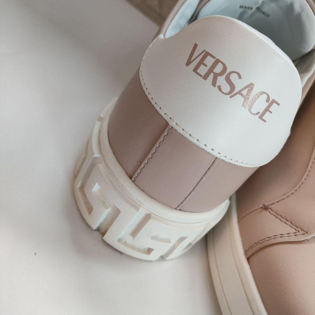 極美品❢VERSACE　ヴェルサーチ　レザーシューズ　37