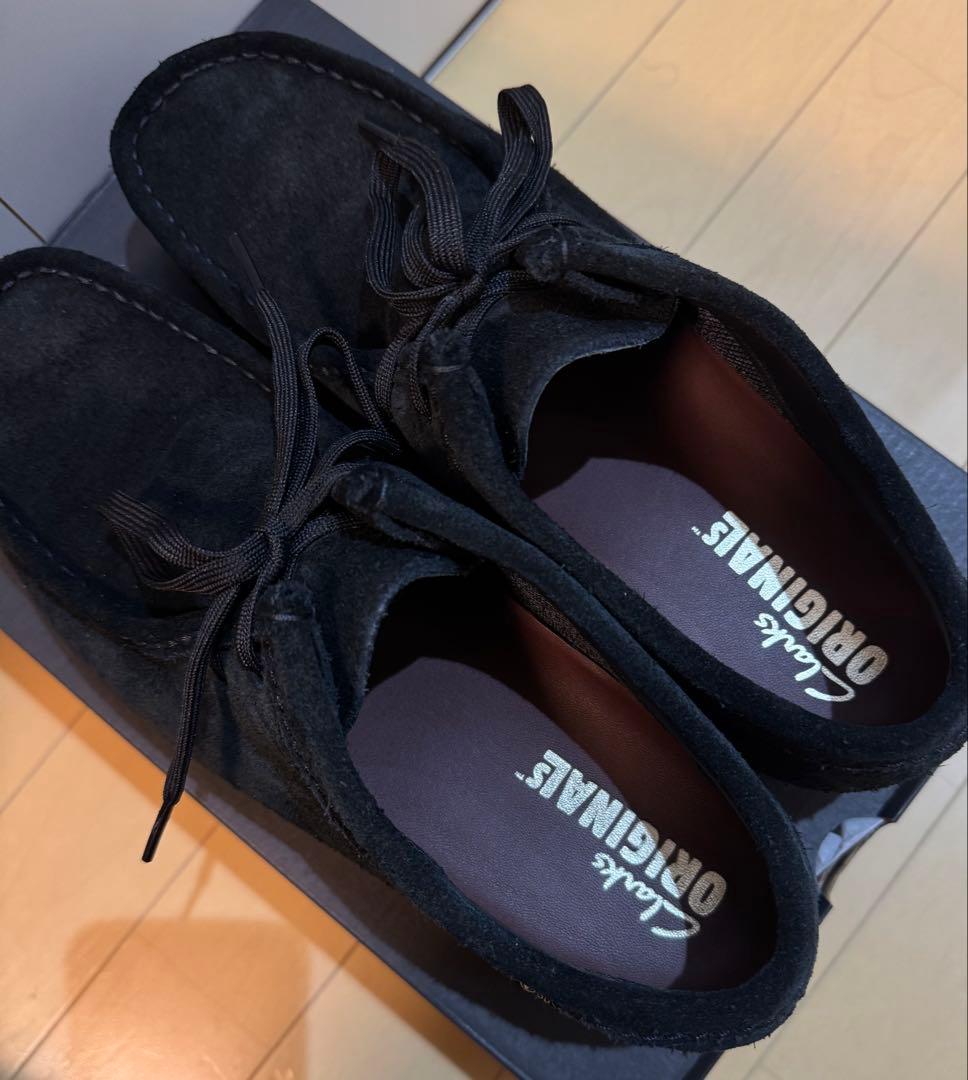 Clarks Wallabee GTX ブラック　UK7 25cm