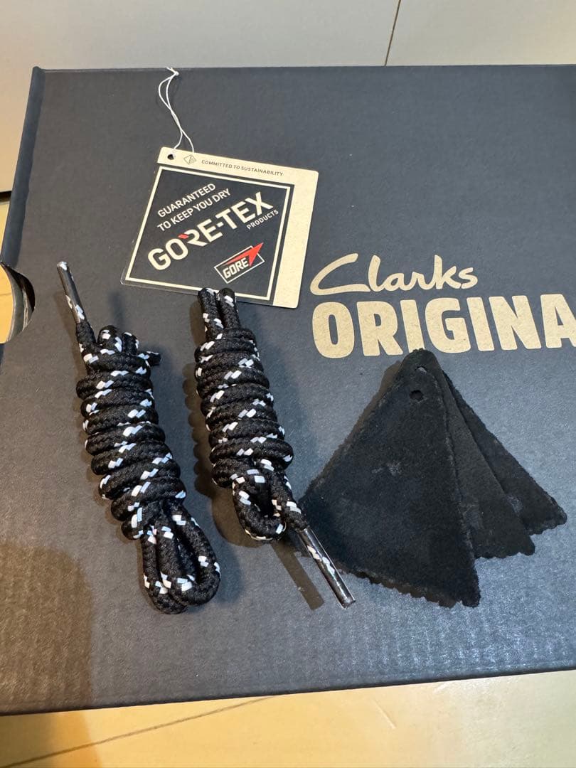 Clarks Wallabee GTX ブラック　UK7 25cm