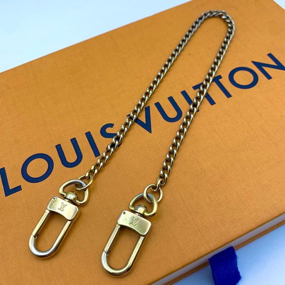 鑑定済み ルイヴィトン ウォレットチェーン ゴールド 金 アクセサリー 財布