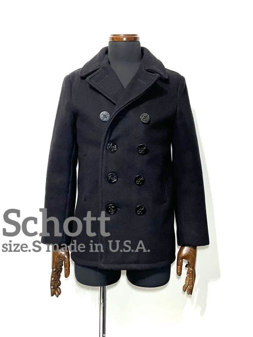 Schottショット◇USA製◇メンズピーコート