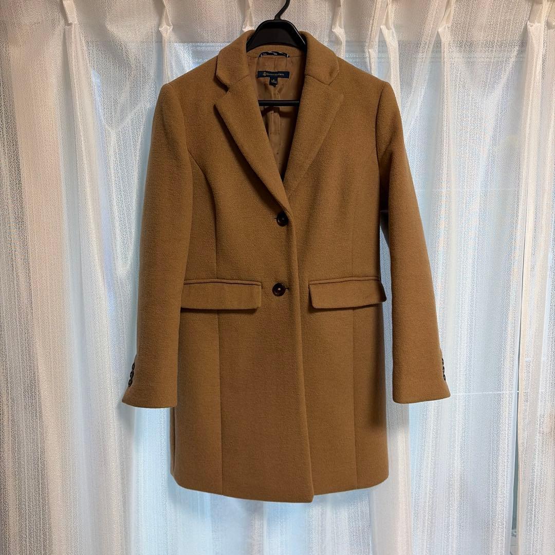 BROOKS BROTHERS キャメル色チェスターコート サイズ8