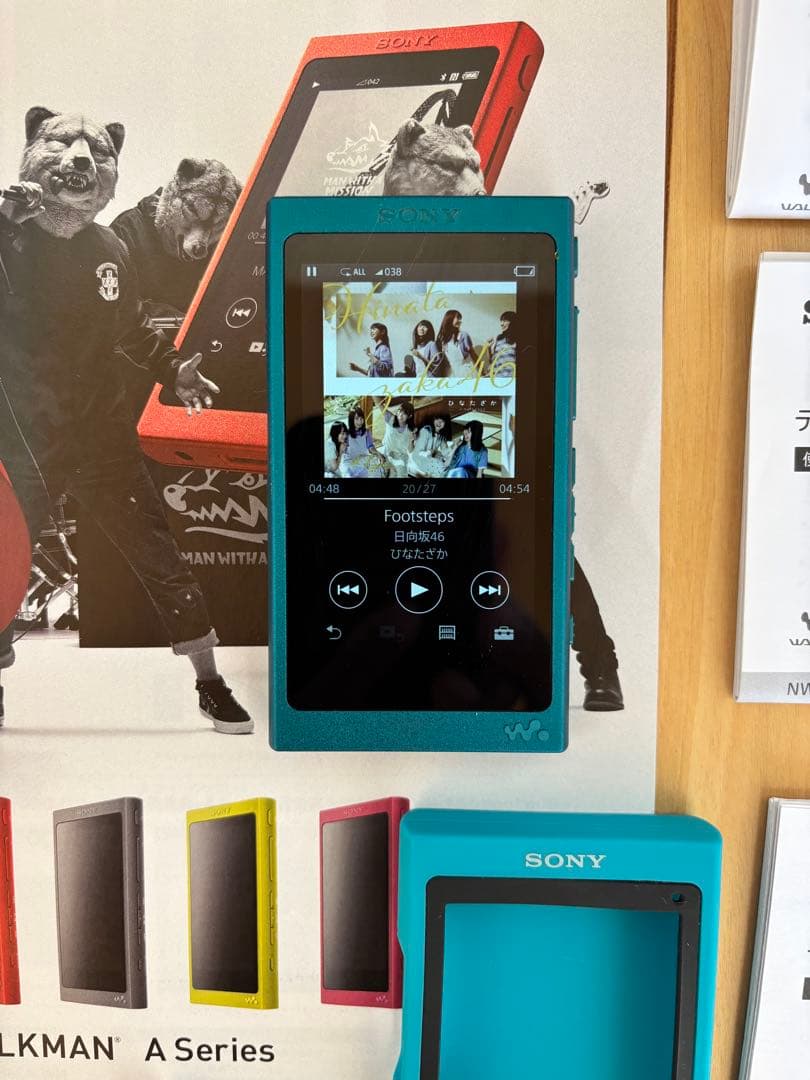 Sony WALKMAN A16 ブルー 本体と付属品